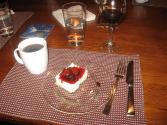 Feta Cheesecake And Wine Poached Dates 