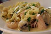 Fettuccine With Seafood