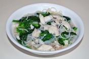 Fish Soup With Herbs And Sliced Vegetables