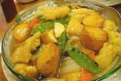 Pumpkin And Fish Baus With Black Bean Sauce 