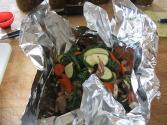 Peas In Foil Packets