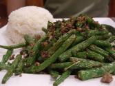 French Beans With Apples And Almonds