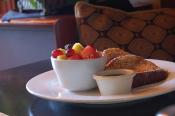 Cheddar French Toast With Dried Fruit Syrup
