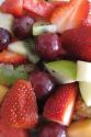 Fresh Peach And Green-grape