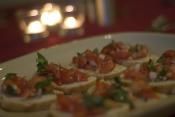 Basic And Fresh Tomato Onions Bruschetta