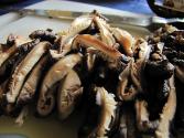 Fried Bamboo Shoots  Water Chestnuts And Chinese Mushrooms