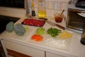 Flank End Steak With Fried Parsley