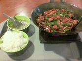 Fried Rice With Beef And Peppers