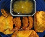 Deep Fried Shrimp With Catsup Sauce