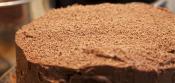 Frosted Chocolate Pound Cake