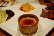 Creme Brulee With Mixed Fruit 