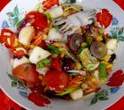 Fruit & Mixed Greens Salad