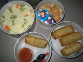 Fruit With Egg Sauce