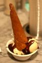 Fudge Ice Cream Roll