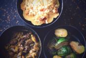 Garlic Roasted Brussels Sprouts
