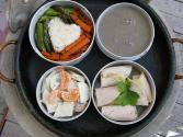 Fall Greens With Garlic Yogurt Dressing