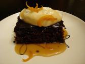 Gingerbread With Orange Sauce