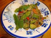 Gingered Peas With Water Chestnuts