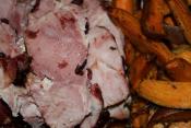 Glazed Ham With Sweet Potatoes