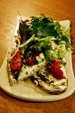 Eggplant Tomato And Goat Cheese Sandwiches