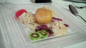 Scrod With Grape Sauce And Chicken Broth