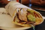 Greek Chicken Salad Pita