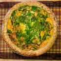 Wild Greens Quiche