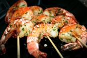 Grilled Garlic Shrimp With Stock