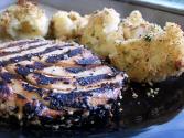 Grilled Tuna Steaks With Fruit & Teriyaki Sauce