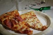 Ham Cheese Pizzas