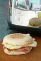French Dijon Ham Muffins