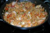Flaming Polynesian Ham With Curried Rice