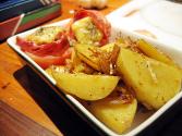 Ham  And Swiss Topped Potatoes