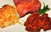 Ham And Grits With Red Eye Gravy