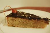 Hazelnut Crunch Cake With Honeyed Kumquats
