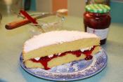 Iced Raspberry Sponge