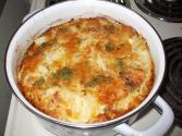 Impossible Salmon Pie