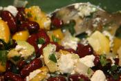Kidney Bean Mushroom Salad