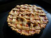 Lattice Peach Pie