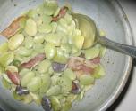 Lima Beans With Canadian Bacon