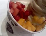 Rum-mango Frozen Yogurt