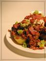 Mexican Baked Potato Skins