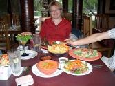 Mexican Shrimp Fajita Salad