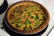 Mushroom Broccoli Quiche