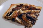 Ham And Mushroom Pastry Slice