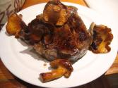 Rib Eye Steaks With Mixed Mushroom Saute