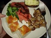Mushroom Stuffed Beef Roast