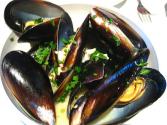 Mussels And Shallot-wine Sauce