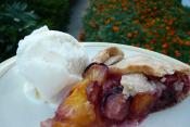 Nectarine Cream Pie