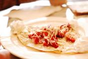 Cheesy Orange Crepes